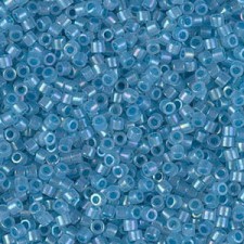 Miyuki delica Beads 11/0 - Sparkling sky blue lined opal ab DB-1761